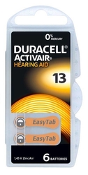 Duracell DA 13 P6 Easy Tab