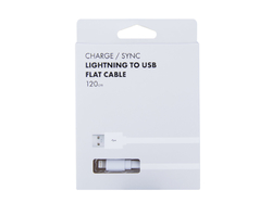 Kabel AVACOM LIG-120W USB - Lightning, 120cm, bílá