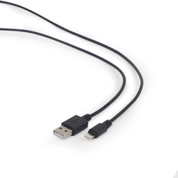Kabel CABLEXPERT USB 2.0 Lightning (IP5 a vyšší) nabíjecí a synchronizační kabel, 1m, čern