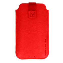 Pouzdro DEKO iPhone 5, 5S, Nokia 225 - Vennus (R10) barva červená