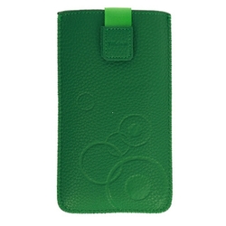 Pouzdro DEKO Samsung GALAXY NOTE, NOTE2, NOTE3 Neo, Xperia Z2 zelené (5,2" - 5,5")