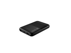 NATEC powerbanka TREVI COMPACT 5000 mA 2X USB-A + 1X USB-C, černá