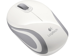 myš Logitech Wireless Mini Mouse M187 bílá