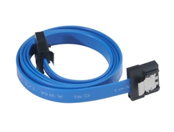 AKASA - Proslim 6Gb/s SATA3 kabel - 30 cm - modrý