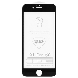 Tvrzené sklo 5D FULL GLUE iPhone 13 PRO MAX, 14 PLUS černá - BULK