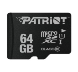 Patriot/micro SDHC/64GB/80MBps/UHS-I U1 / Class 10