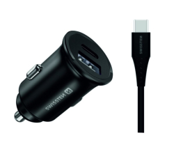 SWISSTEN CL Super Fast Charging 25W + Kabel USB-C / USB-C 1,2 m Black