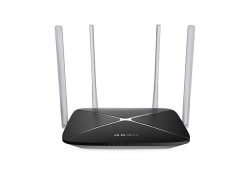 Mercusys AC12 1200Mbps WiFi AC router, 5x10/100 RJ45, 4x anténa