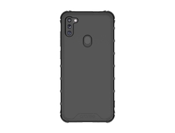 Samsung Poloprůhledný zadní kryt pro M11 Black