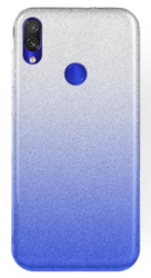 Pouzdro Back Case Bling Xiaomi Redmi 7 modré
