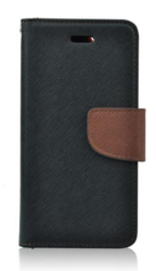 Pouzdro Mercury Fancy Diary Sony Xperia Z3 mini (D5803) barva černé/hnědé