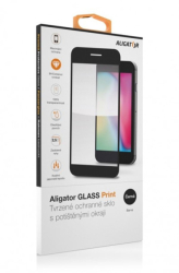 Aligator sklo GLASS PRINT Motorola Moto G35 černá