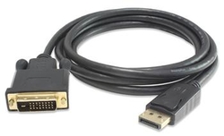 PremiumCord DisplayPort na DVI kabel 2m, stín. M/M