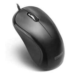 Crono CM636G/Herní/Laserová/3 200 DPI/Drátová USB/Černá-zelená