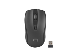 Natec optická myš JAY 2/1600 DPI/Kancelářská/Optická/Bezdrátová USB/Černá