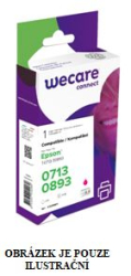 Kompatibilní inkoustová cartridge s: EPSON T0713 Magenta (13ml)