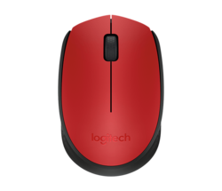PROMO CZ myš Logitech Wireless Mouse M171, červená