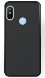 Silikovoné pouzdro matné Xiaomi MI A2 Lite / Xiaomi Redmi 6 Pro černé