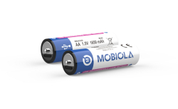 Nabíjecí baterie AA, USB-C, 1650 mAh, 1.5 V 