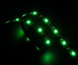AKASA - LED páska - zelená Vegas 50 cm (poškozený obal)