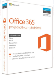 Office 365 pro jednotlivce předplatné na 1 rok
