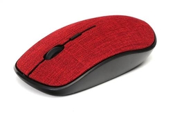 Omega mouse bezdrátová OM0431W červená