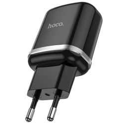 Cestovní nabíječ HOCO N3 Single port 1x USB A, QC 3.0 PD 18W, barva bílá