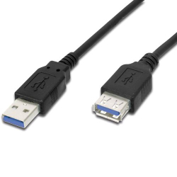 Prodlužovací kabel USB 3.0, 5Gbps A-A, MF, 1metr