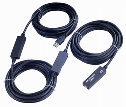PremiumCord USB 3.0 repeater a prodluž. kabel 20m