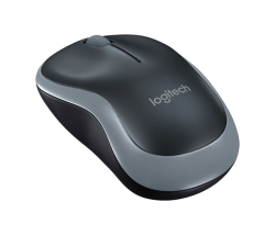 Logitech M185 nano/Kancelářská/Optická/Bezdrátová USB/Šedá