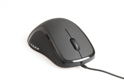 EVOLVEO ML-507B/Ergonomická/Laserová/Pro praváky/1 600 DPI/Drátová USB/Černá