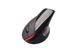 C-TECH Myš VEM-07/Vertikální/Optická/Pro praváky/1 600 DPI/Bezdrátová USB/Černá