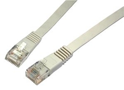 SOLARIX patch kabel plochý CAT5E UTP LSOH 0,5m šedý