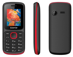 ALIGATOR D210 Dual sim černo-červený