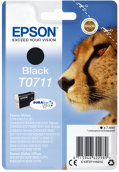 Epson Singlepack Black T0711 DURABrite Ultra Ink