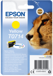 Epson Singlepack Yellow T0714 DURABrite Ultra Ink