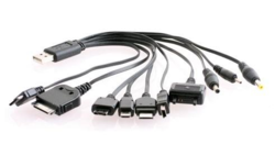 Set USB dobíjecích kabelů, 10 typů konektorů, FOREVER ATCUNIADA