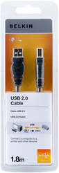 BELKIN USB 2.0 kabel A-B, řada standard, 1.8 m