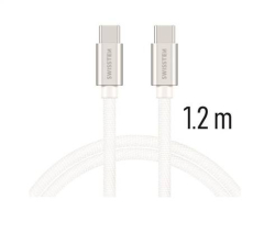 SWISSTEN kabel USB / USB-C 1,5m 7mm bílý