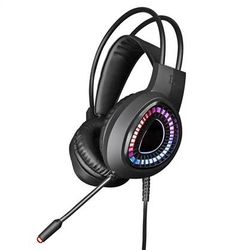 Omega VARR RGB herní sluchátka s mikrofonem USB černé VH8010
