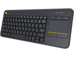 PROMO Logitech Wireless Touch Keyboard K400 plus, USB,CZ/SK