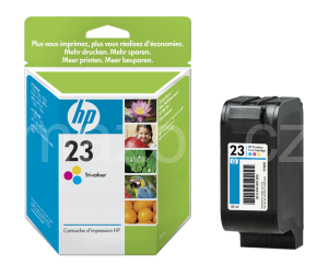 HP no. 23 - 3barevná ink. kazeta velká, C1823DE