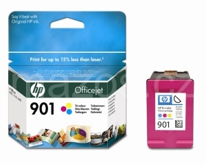 HP 901 - 3 barevná inkoustová kazeta, CC656AE