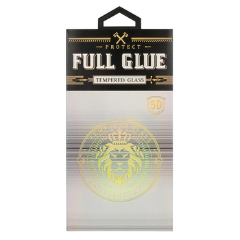 Tempered Glass HARD Full Glue 5D for SAMSUNG GALAXY S20 BLACK (with a hole for a scanner)