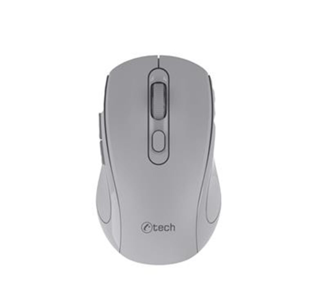 Myš C-TECH WLM-12, BT5.0 + 2,4GHz, šedá